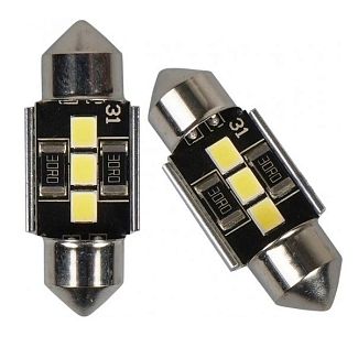 Світлодіодна лампа V3 12V C5W 5500K (компл.) AMS