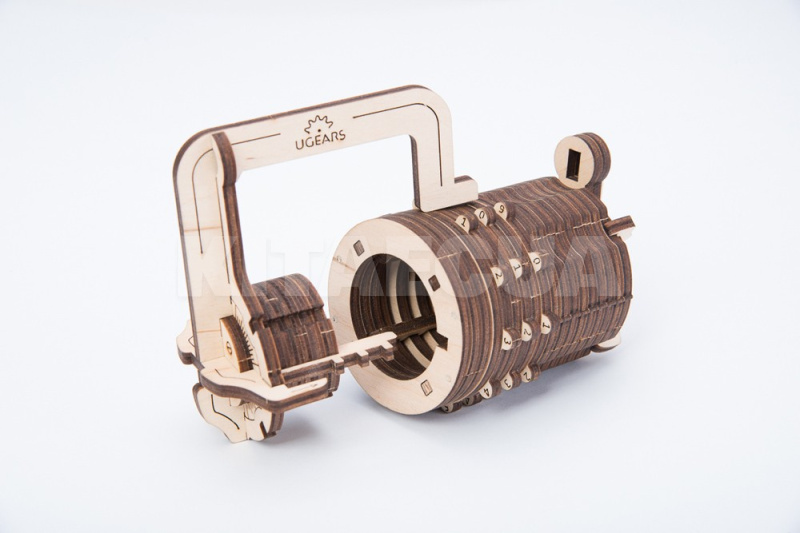 Механический 3D пазл "Кодовый замок" UGEARS (70020) - 8