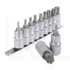 Набір торцевих головок TORX на планці 1/2" 9 предметів Т20-T70 Intertool (HT-1849)
