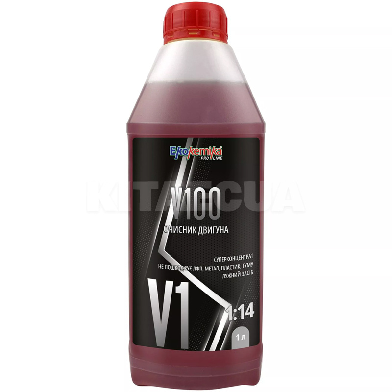 Очиститель-концентрат двигателя снаружи 1л Pro Line V100 Ekokemika (780422)