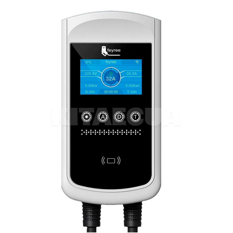 Зарядка для электромобиля Type 1 7.0 кВт 32А 1-фаза Wi-Fi Pisces DLB FEYREE (На видаленя)