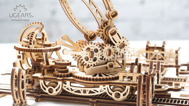 Механічний місто "Маніпулятор на рейках UGEARS (70032) - 3