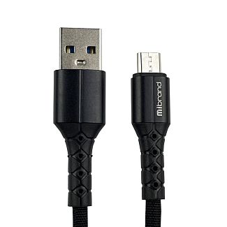 Кабель USB microUSB 2A MI-32 0.5м чорний Mibrand