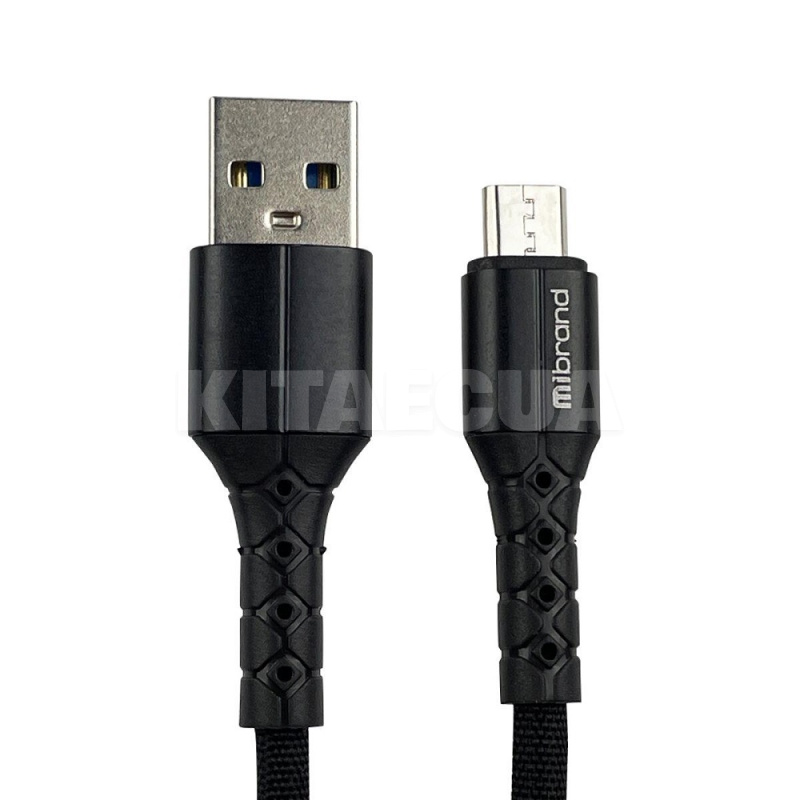 Кабель USB - microUSB 2A MI-32 0.5м черный Mibrand (MIDC/3205MB)