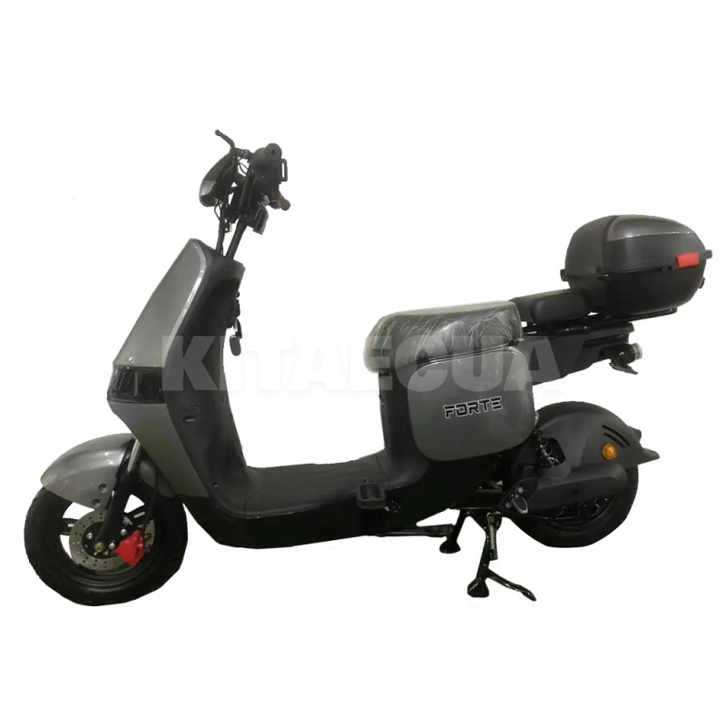 Велоскутер аккумуляторный TRON 50 км 800 Вт серый + аккумулятор 60В 20Ач FORTE (145128)