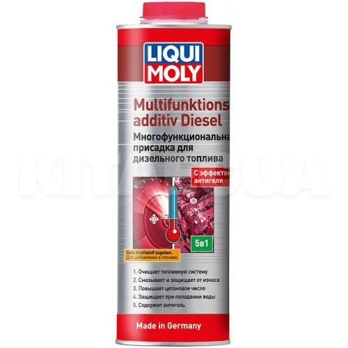 Присадка комплексна в дизпаливо 1л (5-в-1) Multifunktionsadditiv Diesel LIQUI MOLY (39025)