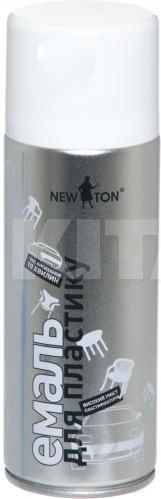 Краска-эмаль 400мл для пластика серебристая NEW TON (57945-NEW-TON)