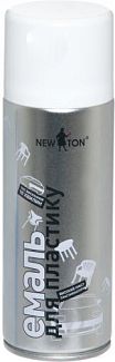 Фарба-емаль 400мл пластика срібляста NEW TON