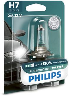 Галогенная лампа H7 55W 12V X-TremeVision +130% PHILIPS