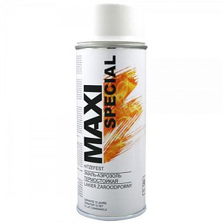 Фарба-емаль біла400мл високо-температурна 400° MAXI COLOR