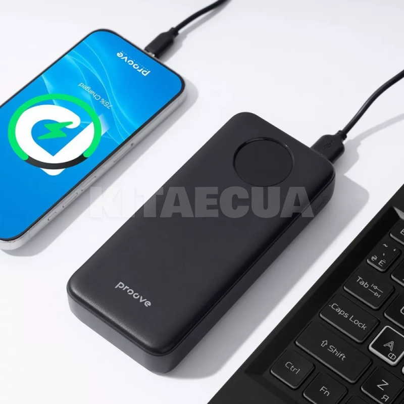 Повербанк Illuminator SE 20000mAh 22.5W чорний PROOVE (588920001) - 2