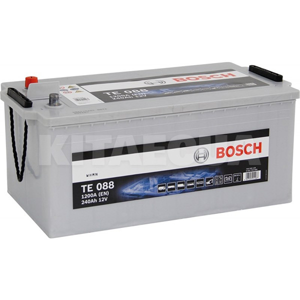 Аккумулятор автомобильный TE 088 240Ач 1200А "+" слева BOSCH (0092TE0888)