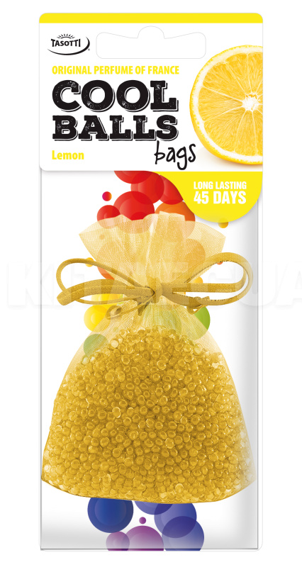 Ароматизатор на зеркало "лимон" мешочек Cool Balls Bags Lemon TASOTTI (115492)