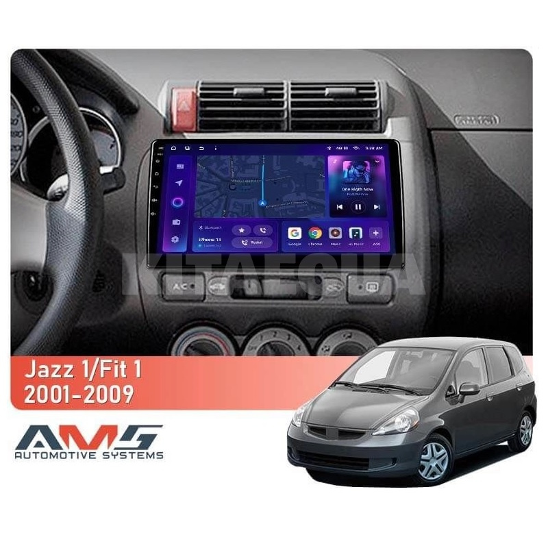 Штатна магнітола MOSS M3 4+32 ГБ 9" Honda Jazz 1 GD 2001-2009 AMS (49965) - 2