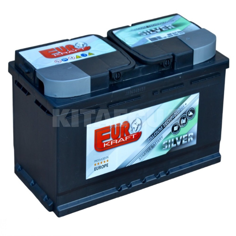 Аккумулятор автомобильный 100Ач 900А "+" справа EUROKRAFT (СТ-00146010) - 2