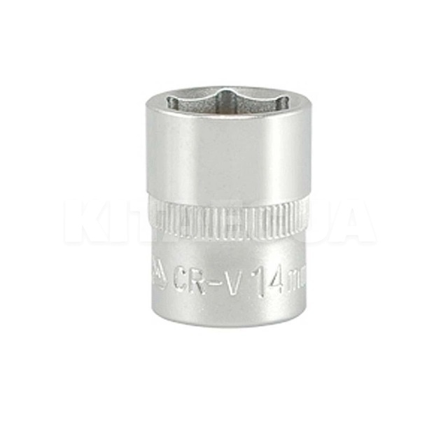 Головка торцева 6-гранна 14 мм 3/8" 28 мм YATO (YT-3809)