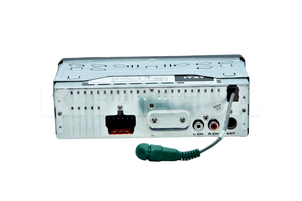 Автомагнитола 1DIN >60дБ монохромный дисплей съёмная панель с красной подсветкой AKAI (CA-6114 М3) - 2