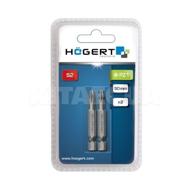 Біта PZ1 50 мм 2 шт HOGERT (HT1S318)