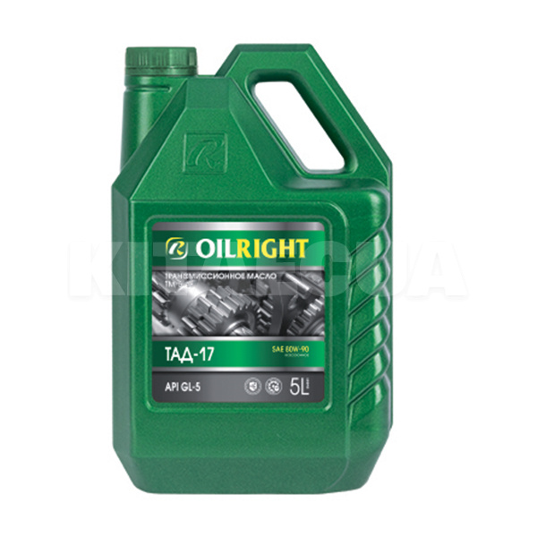 Масло трансмиссионное минеральное 5л ТАД-17 80W-90 GL-5 OIL RIGHT (2545)