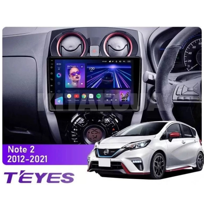 Штатная магнитола X1 2+32Gb 10" Nissan Note 2 E12 2012-2021 Teyes (35949) - 2