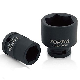 Головка торцевая ударная 6-гранная 33 мм 1/2" 46 мм TOPTUL