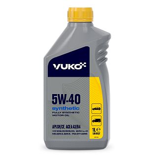 Масло моторне синтетичне 1л 5W-40 Synthetic Yuko