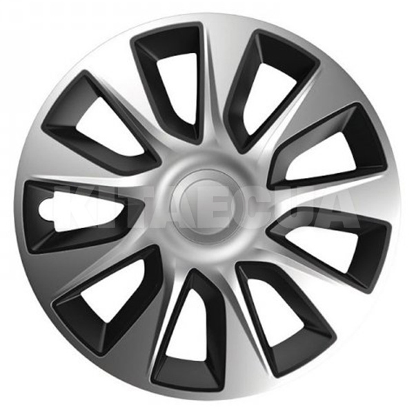 Ковпаки R14 STRATOS сіро-чорні 4 шт ELEGANT (103846)