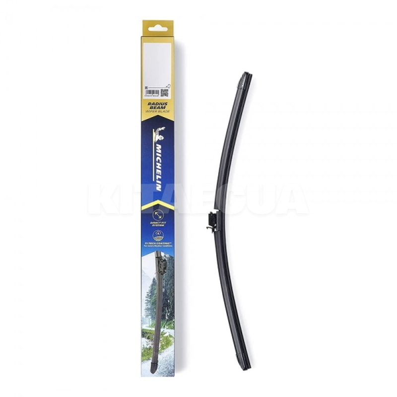 Щітка склоочисника (двірник) 400мм безкаркасна Radius Standart Blade Michelin (W60035)