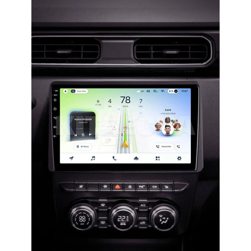 Штатная магнитола CC4L 6+64 Gb 10" Renault Duster HM 2 2020-2024 (F1) Teyes (71427) - 2