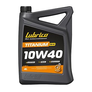 Масло моторное синтетическое 4л 10W-40 TITANIUM GX-6 LUBRICO