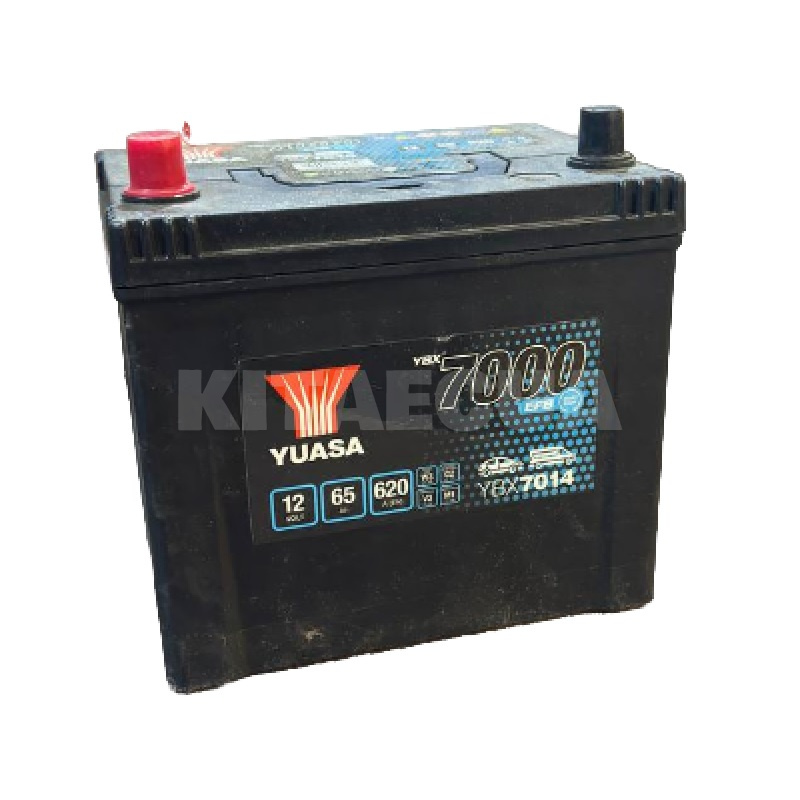 Аккумулятор автомобильный 65Ач 620А "+" слева Yuasa (YBX7014)