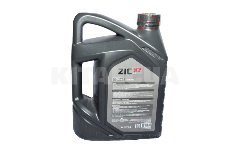 Масло моторное синтетическое 4л 10W-40 X7 LS ZIC (162652-ZIC) - 3