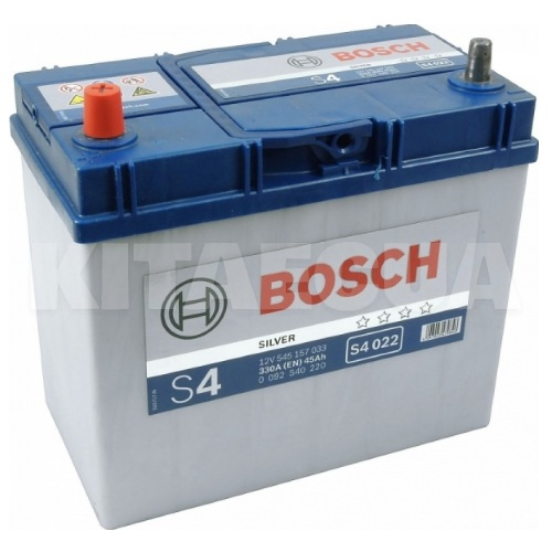 Аккумулятор автомобильный 45Ач 330А "+" слева BOSCH (0092S40220)