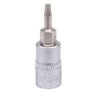 Головка торцевая с насадкой 37 мм 1/4“ Torx T10 YATO