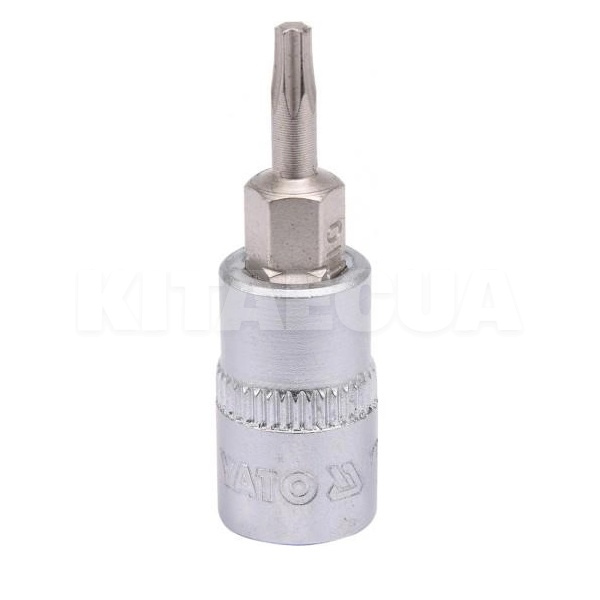 Головка торцевая с насадкой 37 мм 1/4“ Torx T10 YATO (YT-04302)
