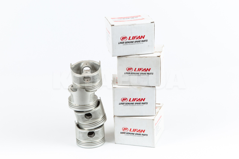 Поршни двигателя STD (с пальцами) (4шт) 1.3L на Lifan 520 Breeze (LF479Q1-1004012A) - 4