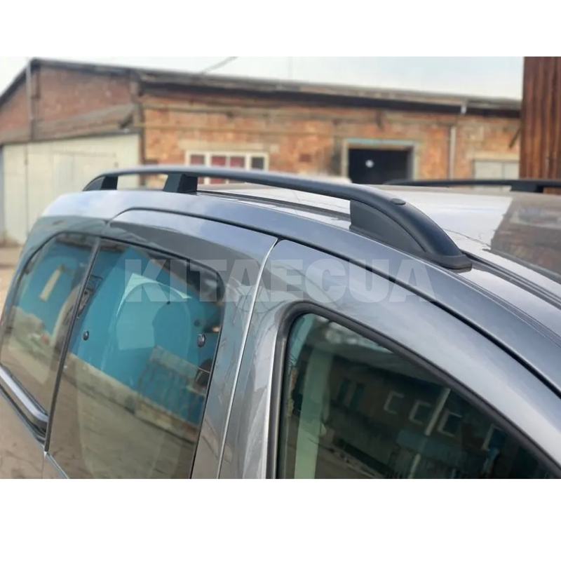 Багажник на крышу (рейлинги) черные Peugeot Partner 2008-2018г Erkul (skp041) - 2