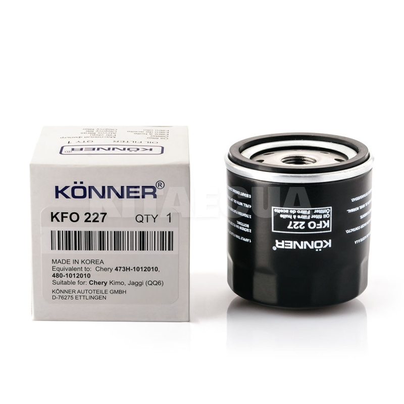 Фільтр масляний KONNER на Chery KARRY (480-1012010)