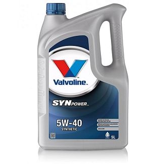 Масло моторное синтетическое 5л 5W-40 SynPower VALVOLINE