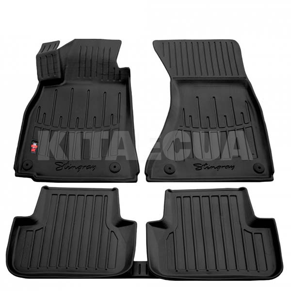 3D коврики в салон AUDI A4 (B8) (2007-2015) AV2 клипсы Stingray (5030045)