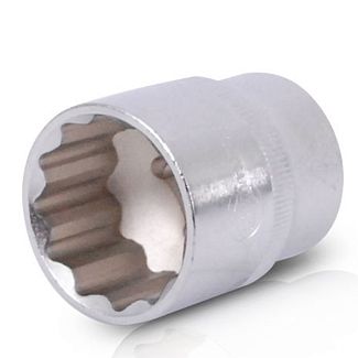 Головка торцевая 12-гранная 30 мм 1/2" 44 мм Intertool