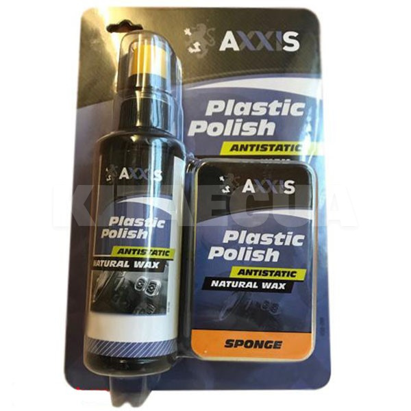 Полироль-очиститель для пластика с губкой 300мл Plastic Polish AXXIS (VSB-087) - 3