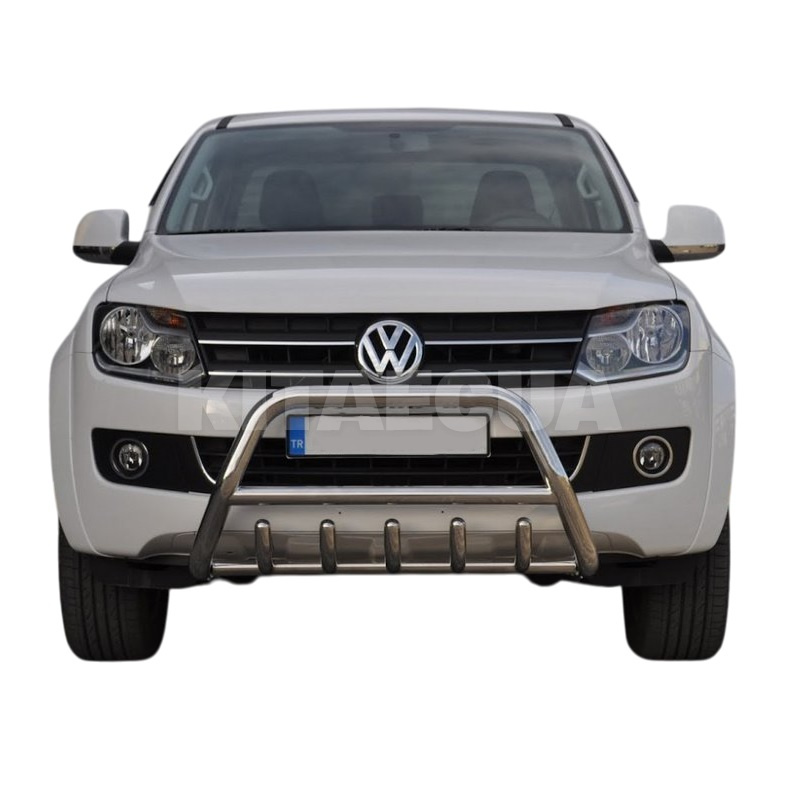 Кенгурятник WT003 Volkswagen Amarok 2010-2022 нержавеющая сталь CAN (dug759221) - 4