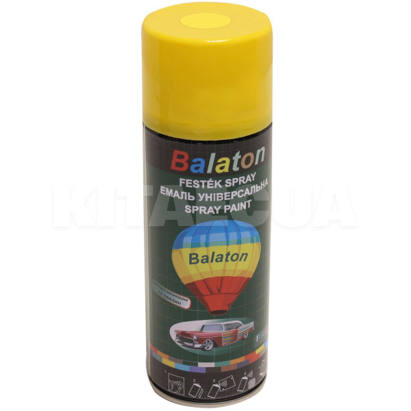 Фарба універсальна глянцева 400мл жовта диня BALATON (RAL1028-Balaton)