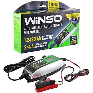 зарядний пристрій для акумулятора 6В/12В 4A Winso