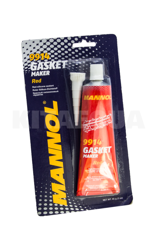 Герметик автомобільний формувач прокладок 85г Gasket MAKER червоний Mannol (9914) - 3