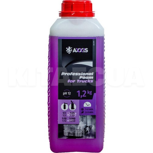 Активная пена Professional Foam for Trucks 1л концентрат щелочная AXXIS (axx-394)