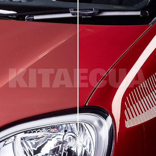 Цветной полироль c воском красный 500мл Polish&Wax Color NanoPro Sonax (296400) - 5