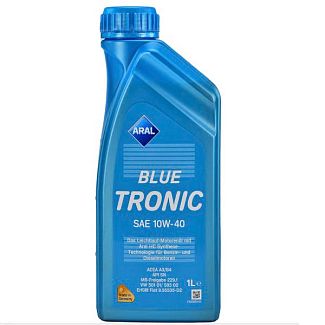Масло моторне напівсинтетичне 1л 10W-40 BlueTronic Aral