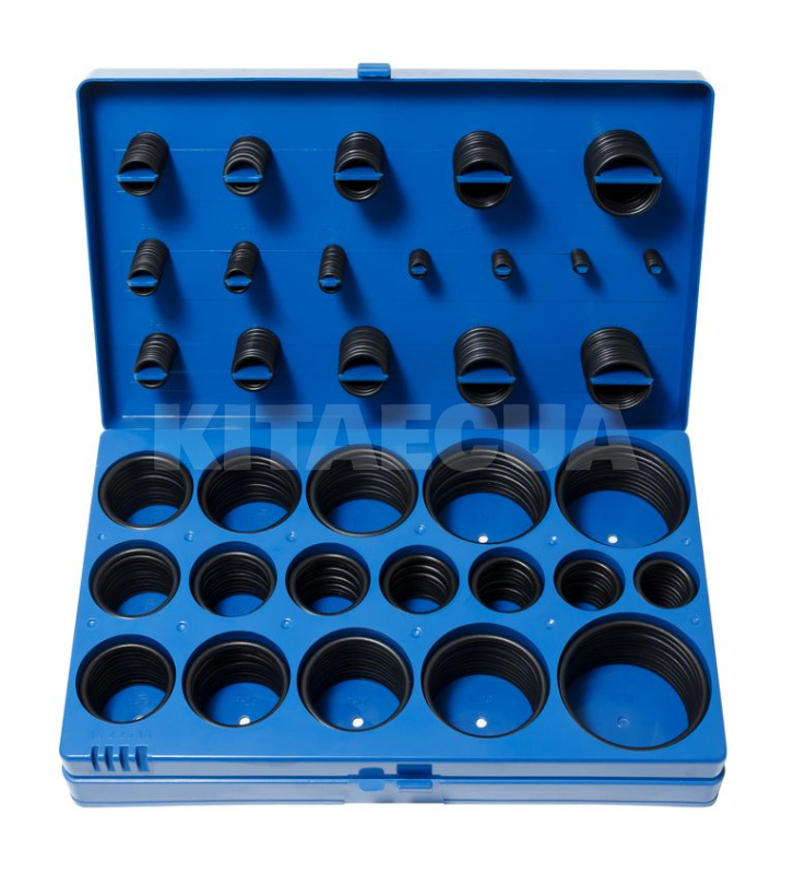 Кольца уплотнительные резиновыемаслобензостойкие (дюймовые) 407 предметов Forsage (F-720)